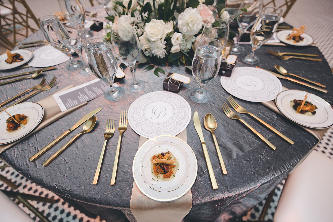 Elegant Wedding Table Place Setting